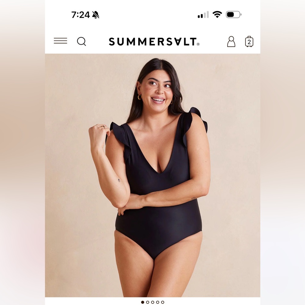 Brand New Summersalt Ruffle Backflip Never Worn Size 10, liner still atrached